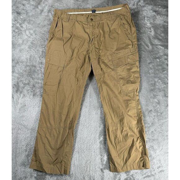 Vintage Polo Ralph‎ Lauren Cargo Pants 40x30 Paratrooper Military Tan Brown